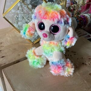 Rainbow the Dog 6” Beanie Boo no Tags